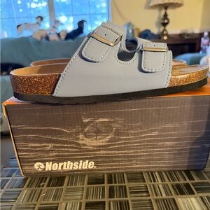 Northside Women’s Light Blue Sandals.
NEW IN BOX